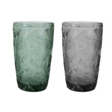 Drinking glass LEAF 350ml tall, mix
