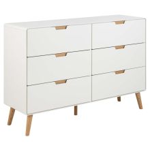 Kummut LOWELL 135x40xH90cm, valge
