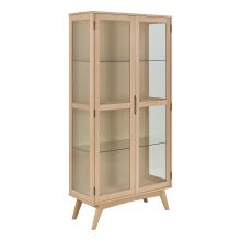 Vitriinkapp MARTE 94x40xH192cm, hele tamm