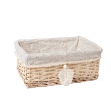 Basket WILLI TASSEL 38x25xH16cm