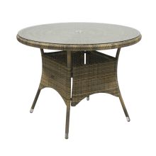Laud WICKER D100xH71 cm, cappuccino