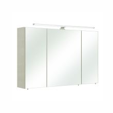 Peegelkapp LED-valgustusega 86, 110x20xH70cm, valge tamm