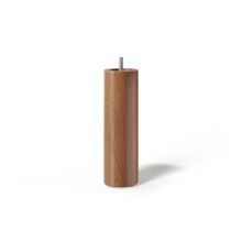 Leg cylindrical H18cm, 4pcs, cherry