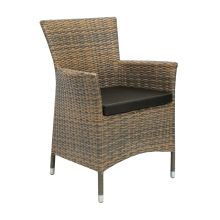 Стул WICKER-1 61x58xH86cм, капучино