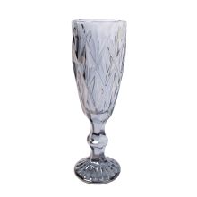 Champagne goblet CORAL 180ml, silver shine