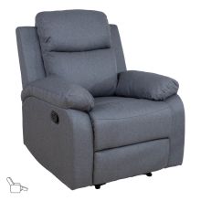 Tugitool REX manuaalne recliner, tumehall