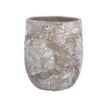 Lillepott SUNNY CORAL D33xH39cm, beež