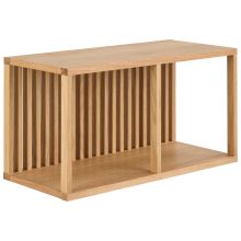 Wall shelf WELLINGTON 67x31xH35,5cm, natural