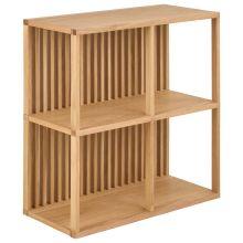 Wall shelf WELLINGTON 67x31xH69cm, natural