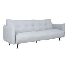 Sofa bed LANDER 3-seater, light grey