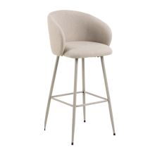 Bar stool ELEANOR beige/grey