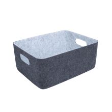 Basket LIDO FELT 33x25xH14cm, dark grey