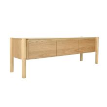 TV cabinet GARDENIA 153x43xH50,5cm, oak