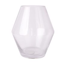 Ваза IN HOME D10xH21см, прозрачное стекло