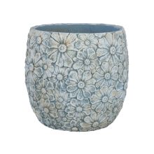 Lillepott SUNNY DAISY D35.5xH33cm, valge/hall