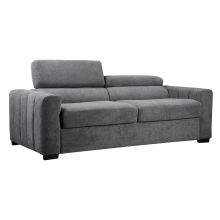 Sofa bed KINGSTON 3-seater 198x96xH76/94cm, dark grey