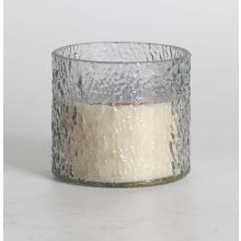 Scented candle in glass NATURE GREEN H9cm, Northern Forest