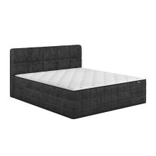 Continental bed EVENING ZONE 180x200cm, dark grey
