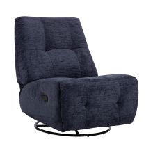 Tugitool WILLA manuaalne recliner, pöörlev ja kiikuv, sinine