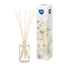 Aura Reed diffuser Cotton-White Lilac 45 ml 5 bamboo sticks.