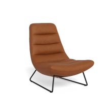 Resting chair MILFORD brandy mix leather