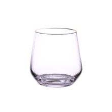 Drinking glass ADORO 420ml, golden/transparent