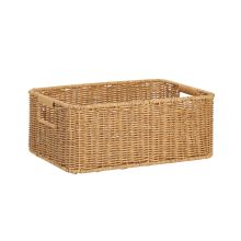 Korv BASILE 34x24xH13,5cm, helepruun