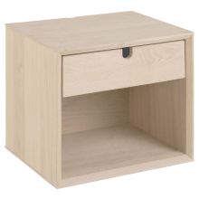 Прикроватная тумба CENTURY 37x32xH33см, светлый дуб