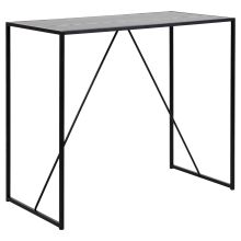 Baarilaud SEAFORD 120x60xH105cm, must