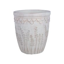 Lillepott SUNNY LAVENDEL D37xH42cm, kreem