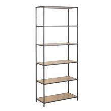 Riiul SEAFORD 77x35xH185cm, metsik tamm