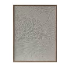 Холст с рамой WALLY 60x80см, абстрактный белый