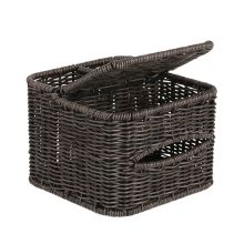Корзина BASILE 18x18xH13,5см, темная