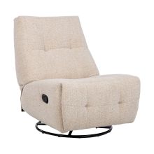Tugitool WILLA manuaalne recliner, pöörlev ja kiikuv, beež