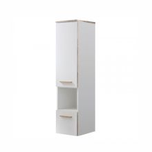 Kõrge vannitoakapp 931, 30x33xH122,5cm, valge läige