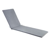 Покрытие для шезлонга SIMPLE GREY 55x195x3cm, серый, 100%полиэстер, ткань 757