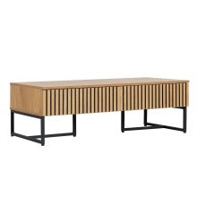 Журнальный столик HAMPTON 120x60xH40см, меламин с декором дуба