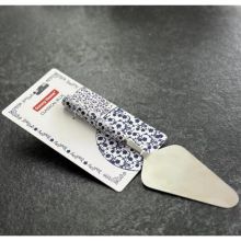 Cake spatula SHION 27cm, blue flowers