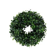 Wreath BUXUS GREENLAND D15cm, green