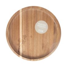 Tray ETNO WOOD D25cm, acacia