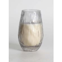 Scented candle in glass NATURE GREEN H13,5cm, Northern Forest