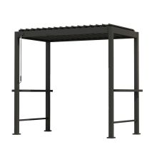 Шатёр для барбекю MIRADOR BBQ 2,55x1,5 м, темно-серый.