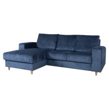 Corner sofa KARL LC, dark blue