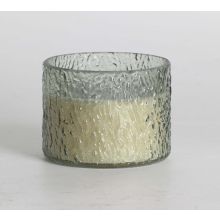 Scented candle in glass NATURE GREEN H7,5cm, Evergreen