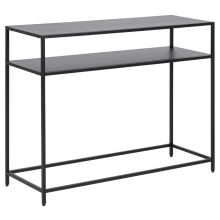 Console table NEWCASTLE 100x35xH79cm, black