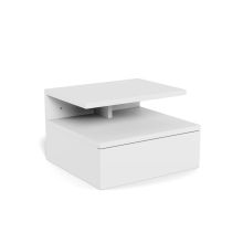 Öökapp ASHLAN 35x32xH22,5cm, valge
