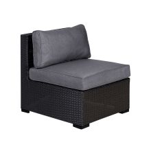 Средняя часть модульного дивана SEVILLA NEW, черный