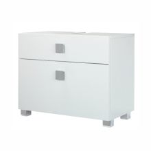 Valamukapp QUADRA 65x35xH53cm, valge