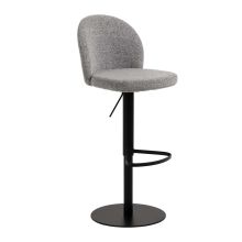 Bar stool PATRICIA grey