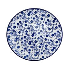 Plate SHION D26.5cm, blue flowers